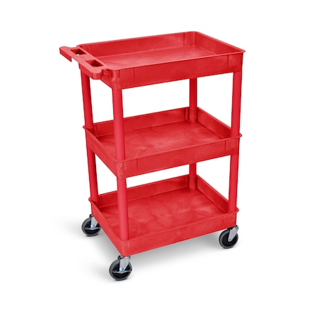 Luxor Tub Cart - Three Shelves RDSTC111RD